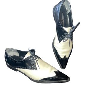 Emporio Armani lace up wingtip loafers